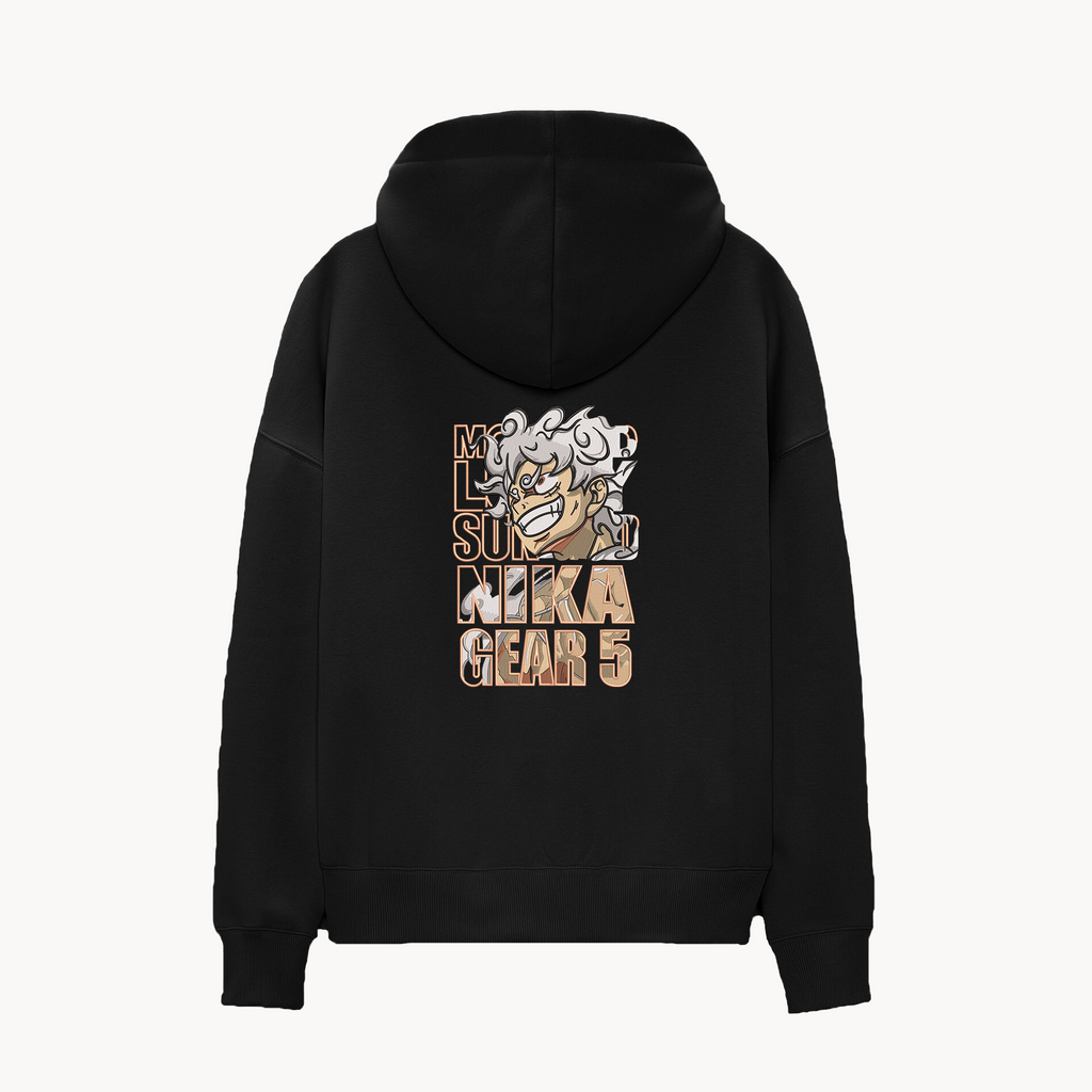 KAEL - OVERSİZE SWEATSHİRT - Monkey D. Luffy Gear 5  Yeniden Yapılandırılmış Nakış