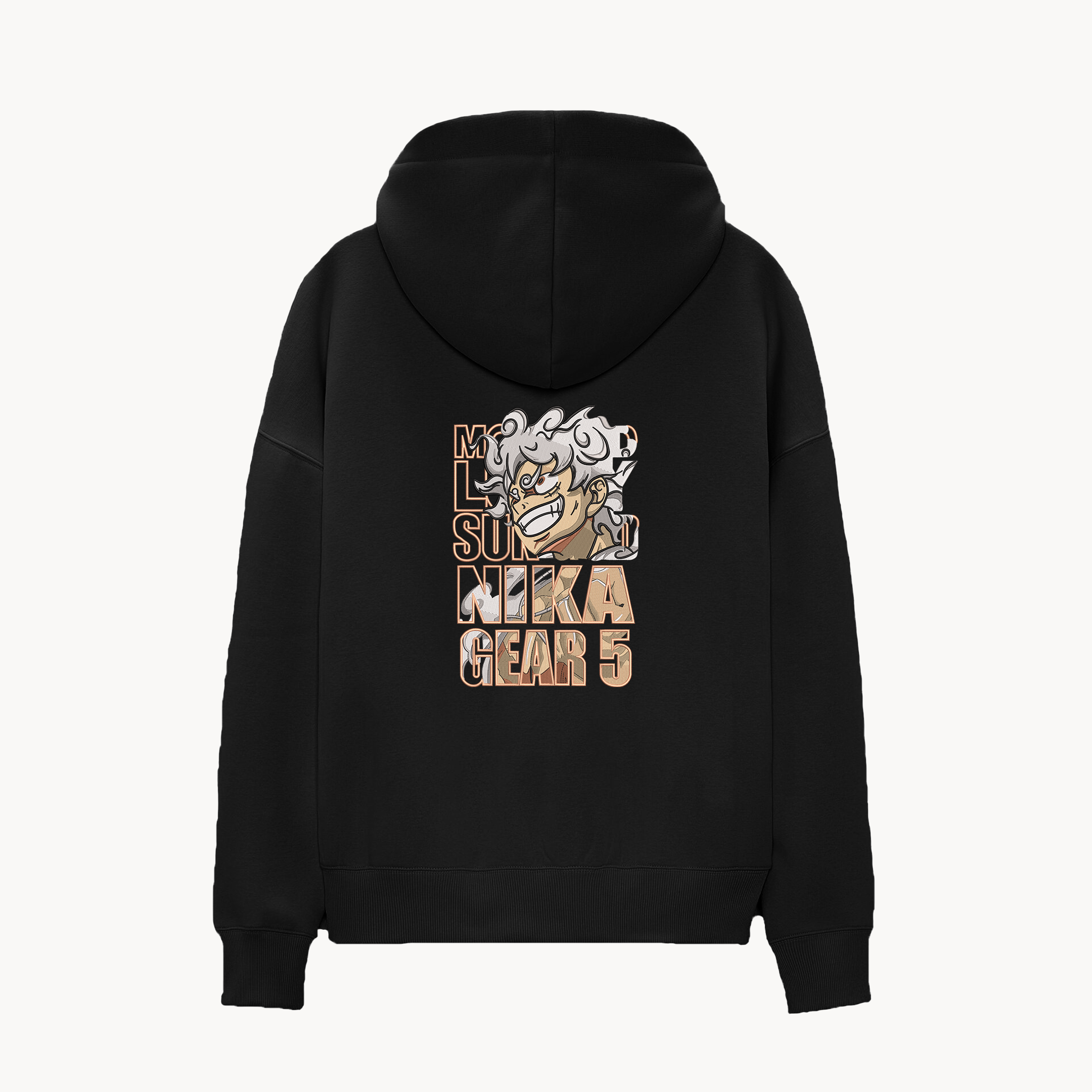 KAEL - OVERSİZE SWEATSHİRT - Monkey D. Luffy Gear 5  Yeniden Yapılandırılmış Nakış