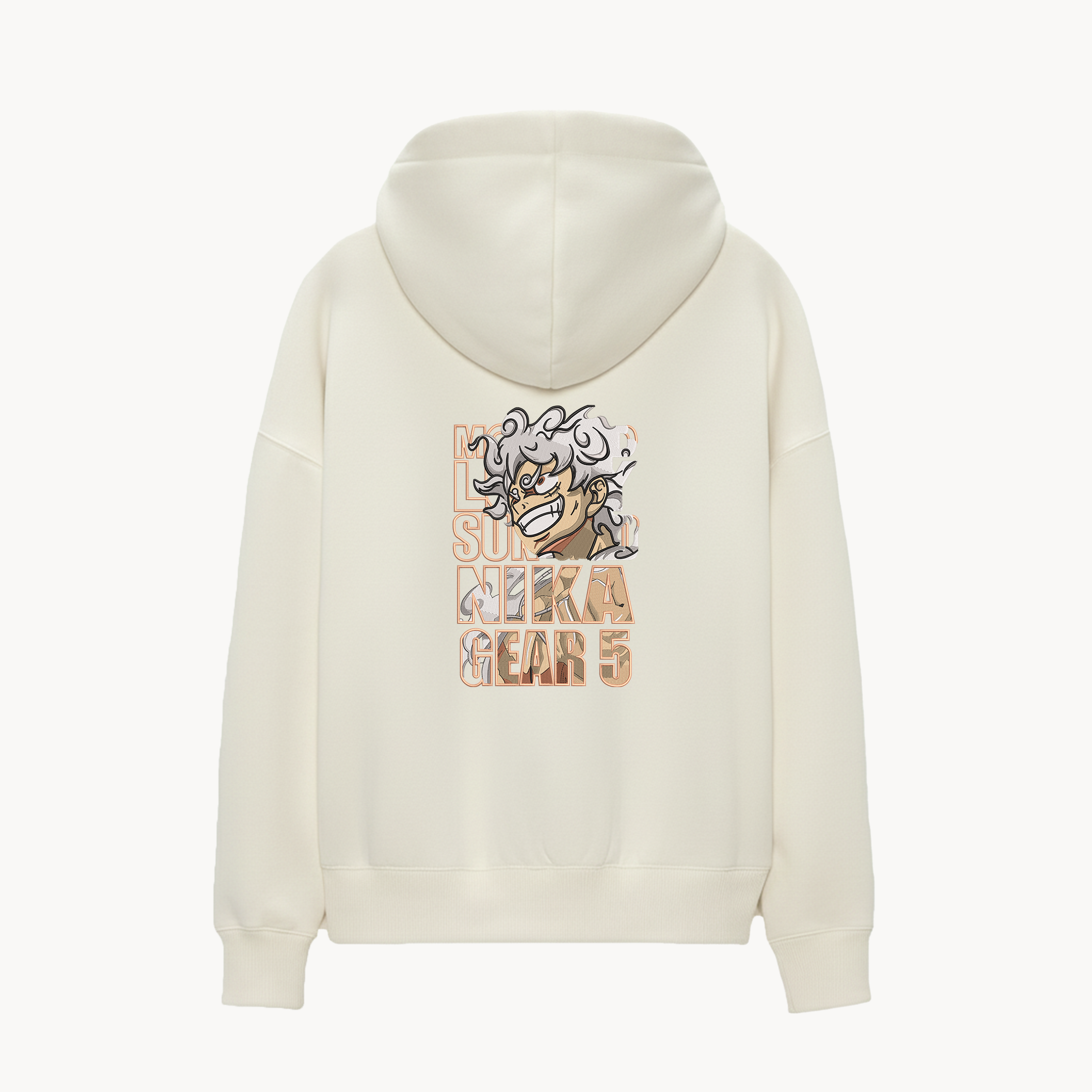 KAEL - OVERSİZE SWEATSHİRT - Monkey D. Luffy Gear 5  Yeniden Yapılandırılmış Nakış