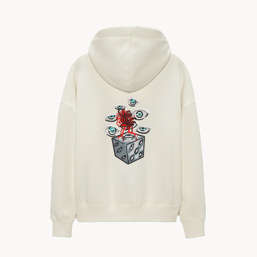 KAEL - OVERSİZE SWEATSHİRT - Gojo Satoru Prison Realm Yeniden Yapılandırılmış Nakış