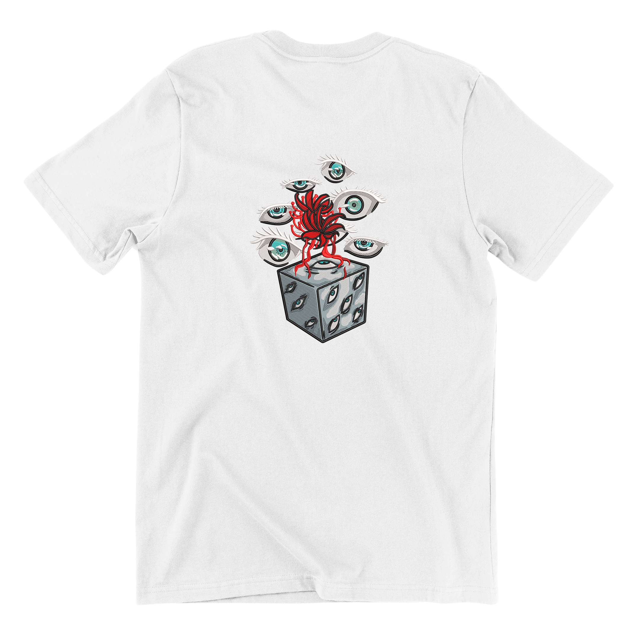 KAEL - Gojo Satoru Prison Realm Oversize Tshirt Yeniden Yapılandırılmış Nakış