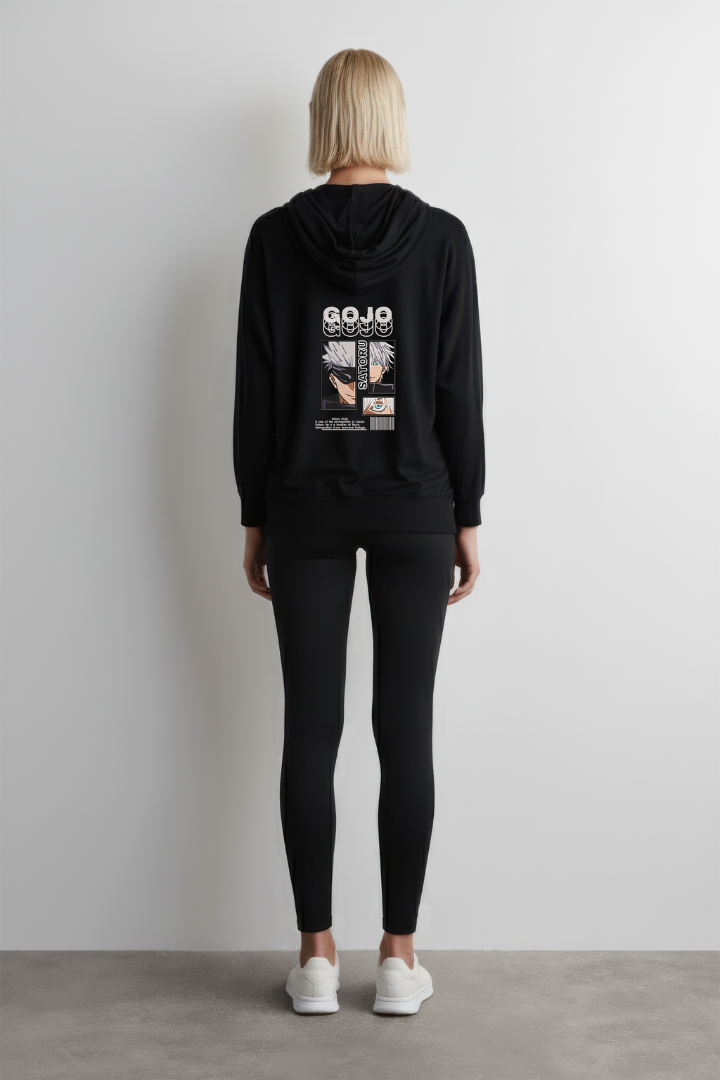 KAEL - OVERSİZE SWEATSHİRT -Gojo Satoru Yeniden Yapılandırılmış Nakış