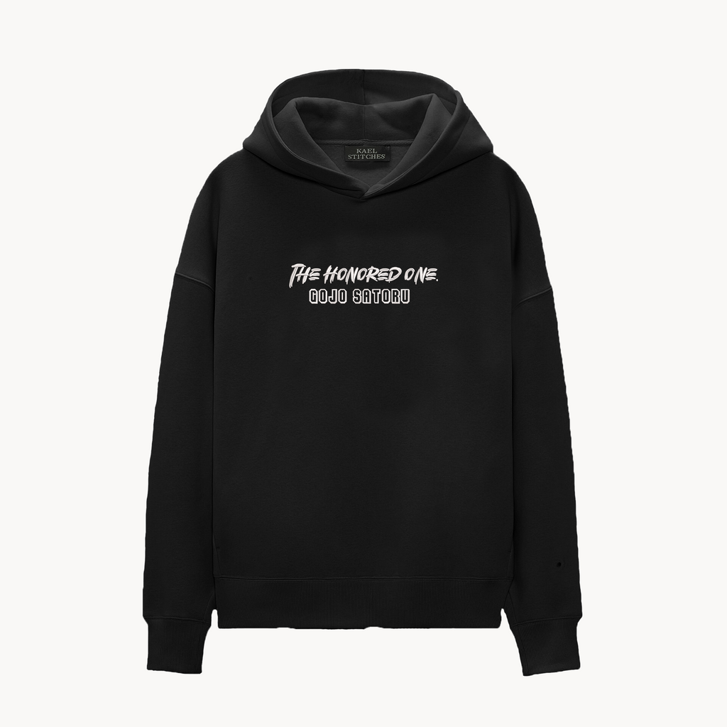 KAEL - OVERSİZE SWEATSHİRT -Gojo Satoru The Honored One Yeniden Yapılandırılmış Nakış
