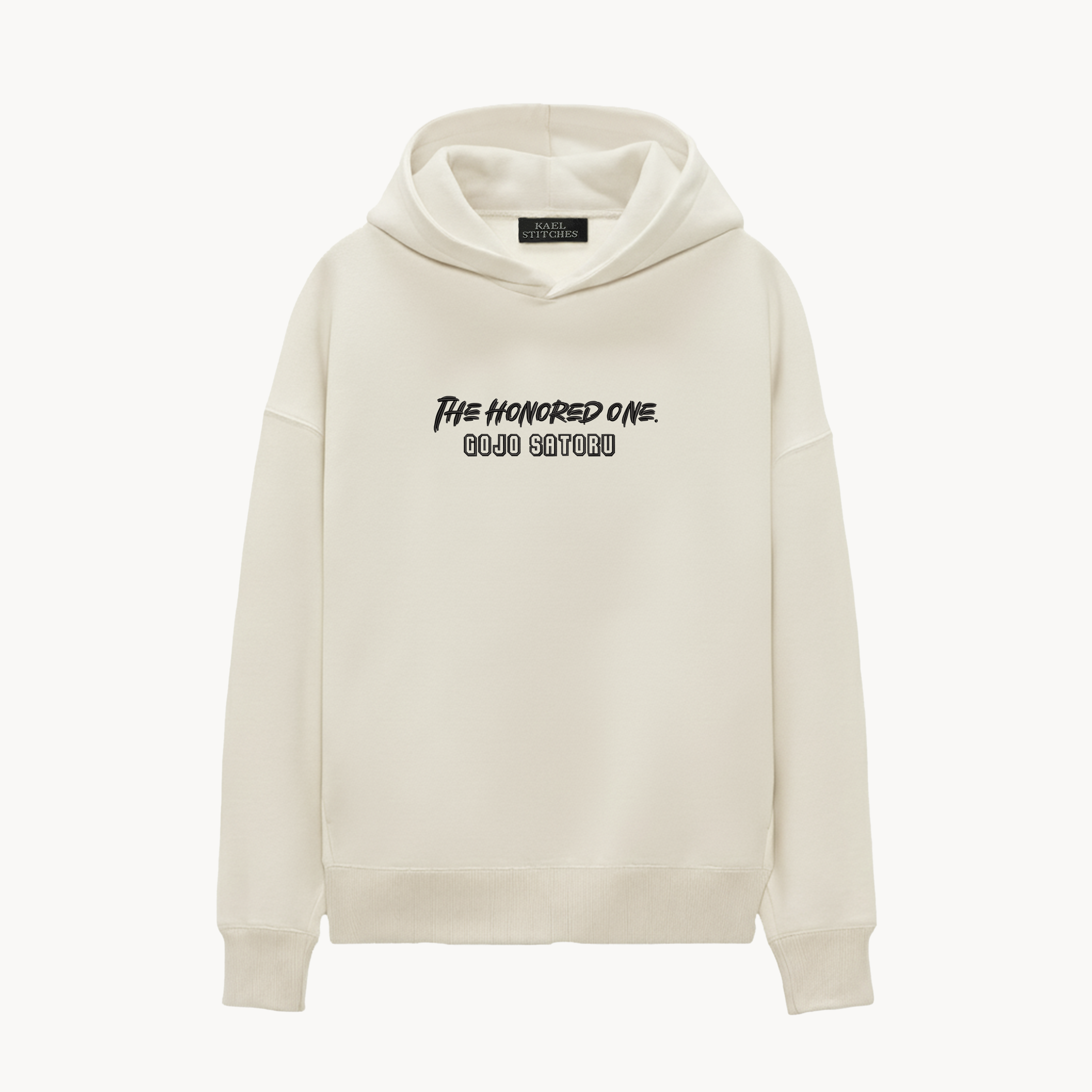 KAEL - OVERSİZE SWEATSHİRT -Gojo Satoru The Honored One Yeniden Yapılandırılmış Nakış