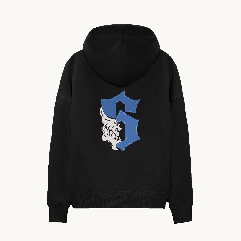 KAEL - OVERSİZE SWEATSHİRT - Grimmjow Jaegerjaquez Blue Yeniden Yapılandırılmış Nakış