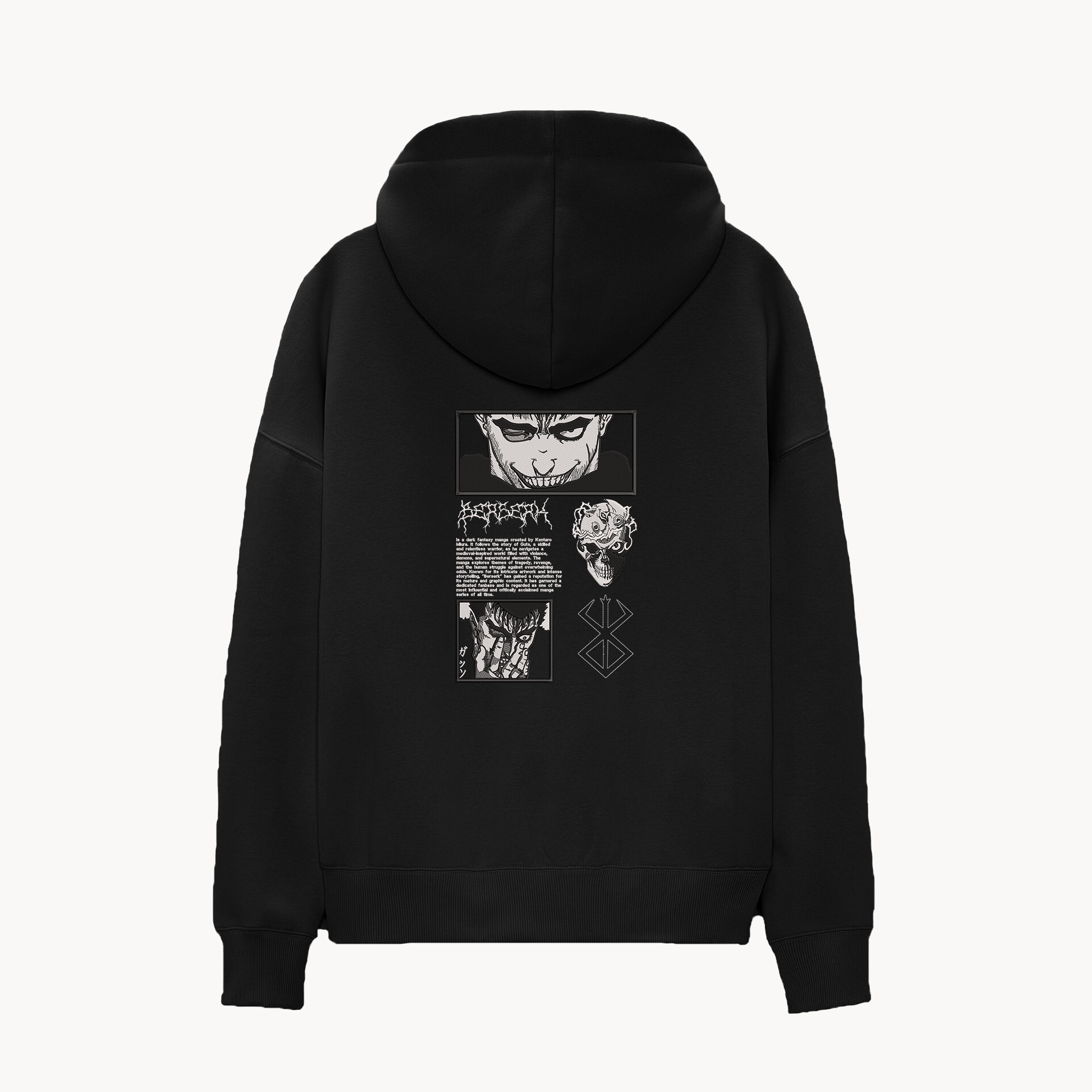 KAEL - OVERSİZE SWEATSHİRT - GUTS Yeniden Yapılandırılmış Nakış