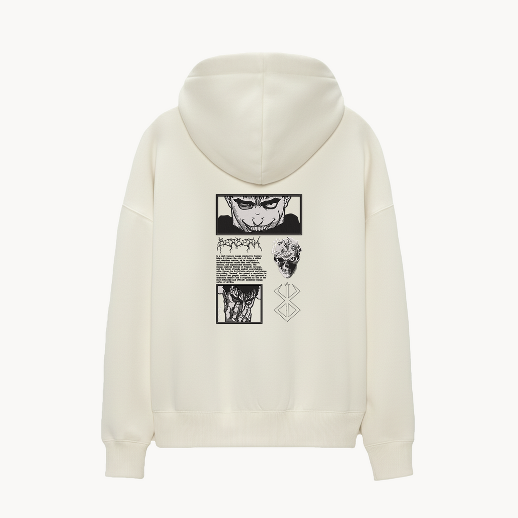 KAEL - OVERSİZE SWEATSHİRT - GUTS Yeniden Yapılandırılmış Nakış