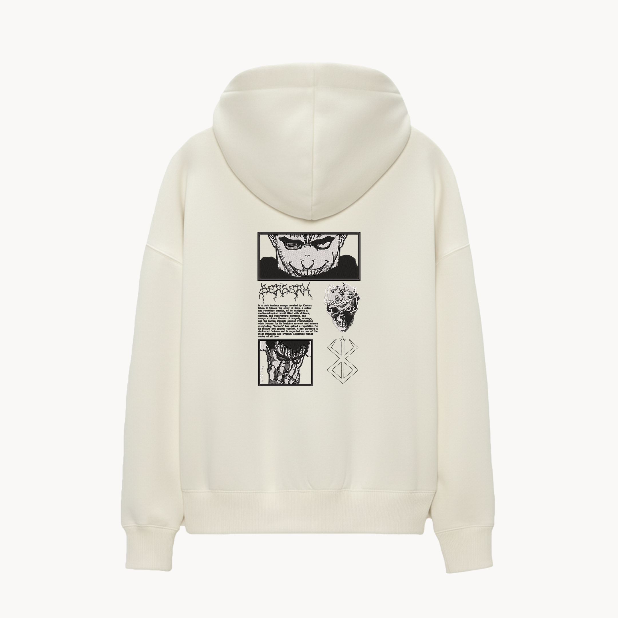 KAEL - OVERSİZE SWEATSHİRT - GUTS Yeniden Yapılandırılmış Nakış