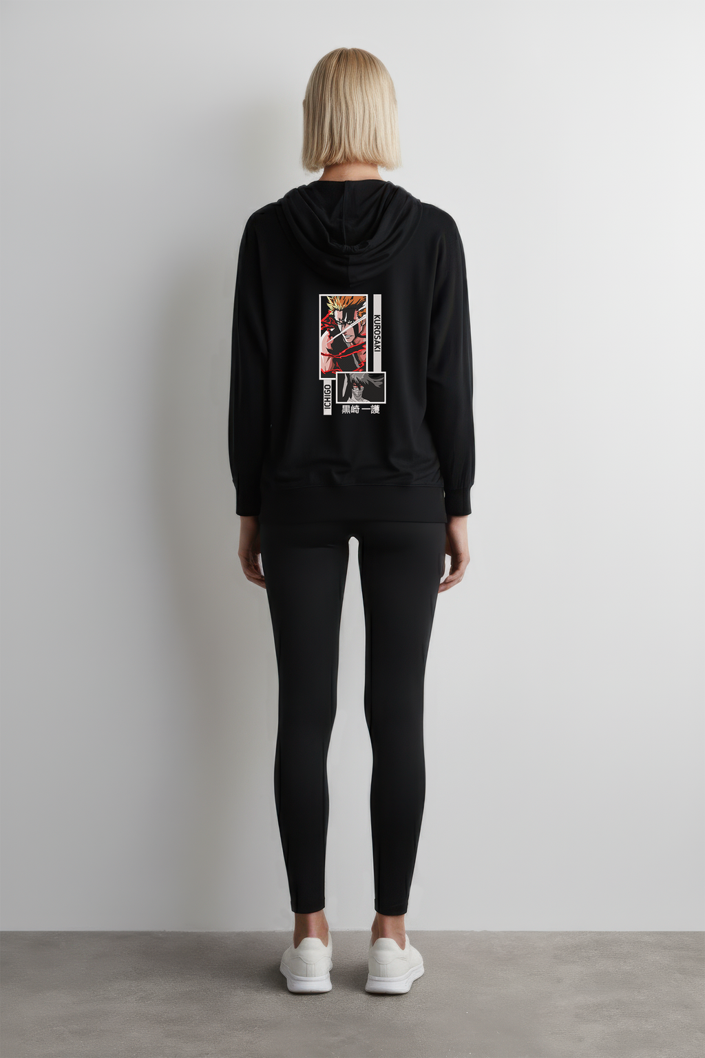 KAEL - OVERSİZE SWEATSHİRT - Kurosaki Ichigo Yeniden Yapılandırılmış Nakış
