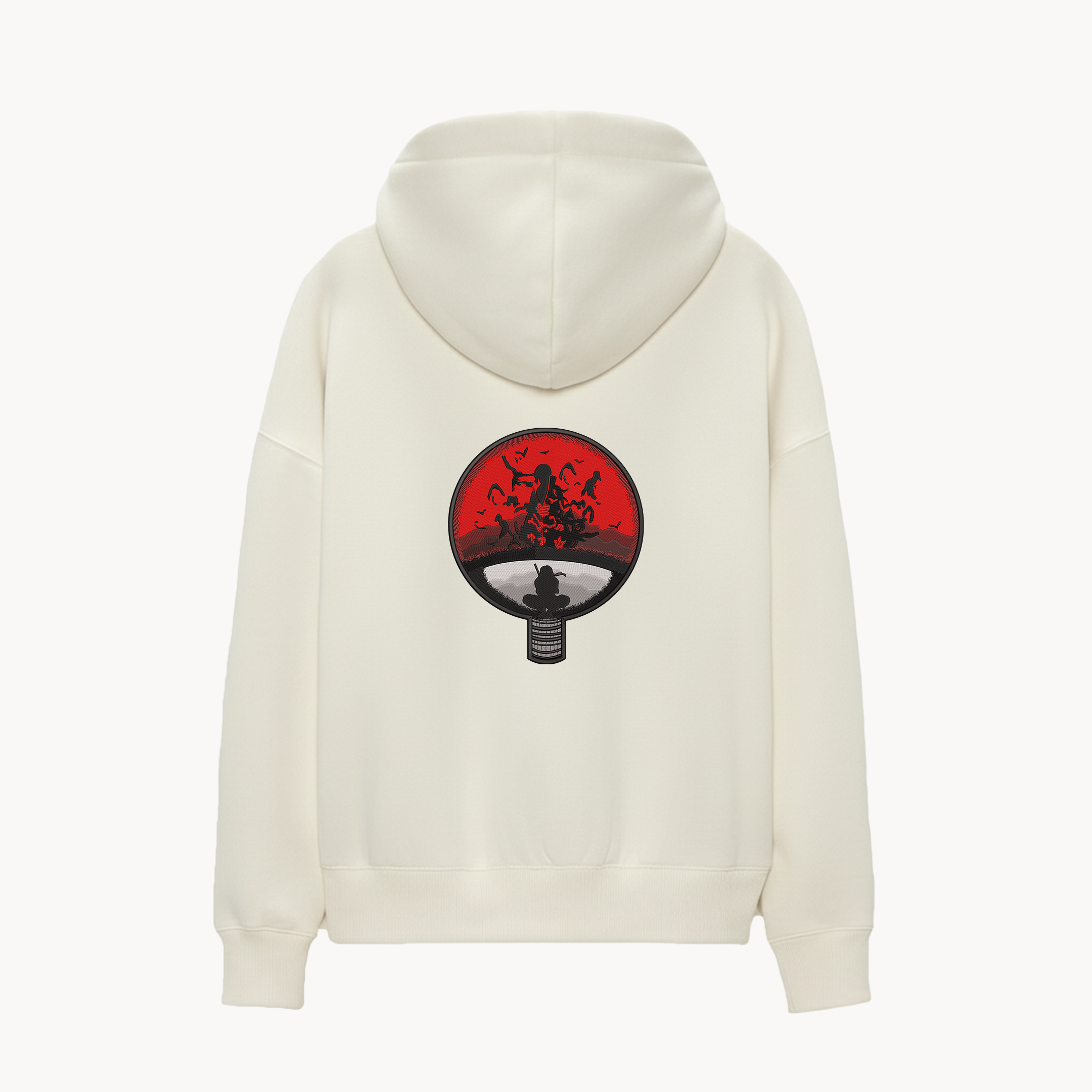 KAEL - OVERSİZE SWEATSHİRT - ObitoxItachi Mark Yeniden Yapılandırılmış Nakış