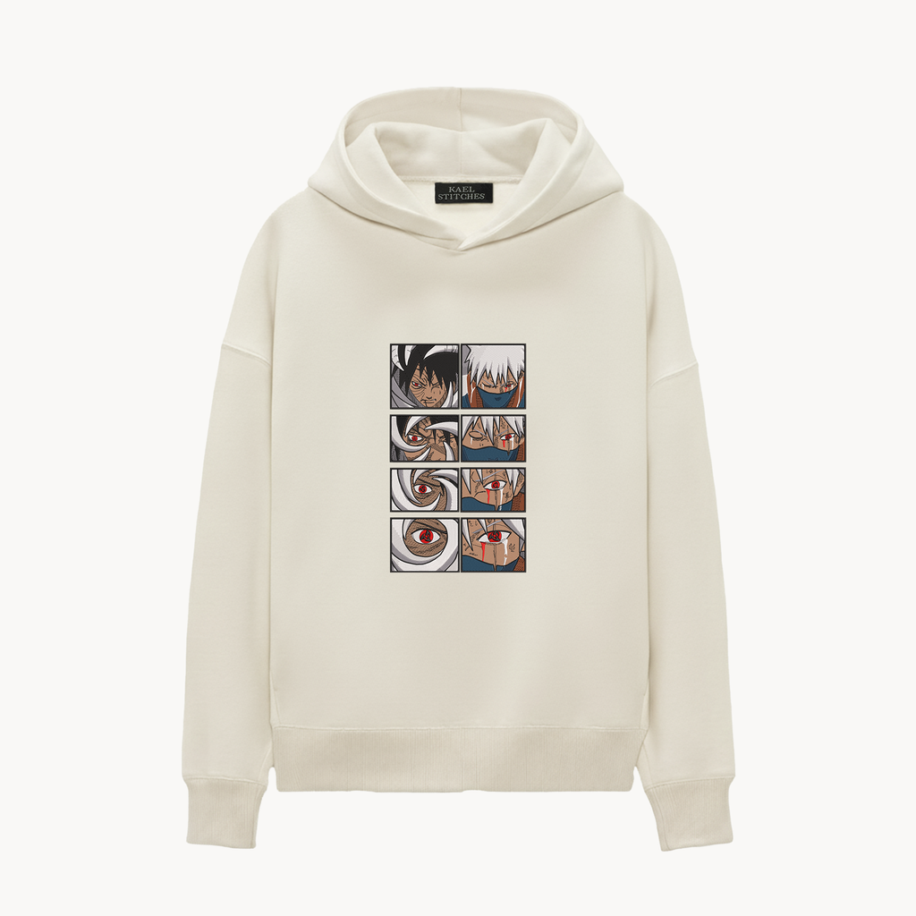 KAEL - OVERSİZE SWEATSHİRT - ObitoxItachi Mark Yeniden Yapılandırılmış Nakış