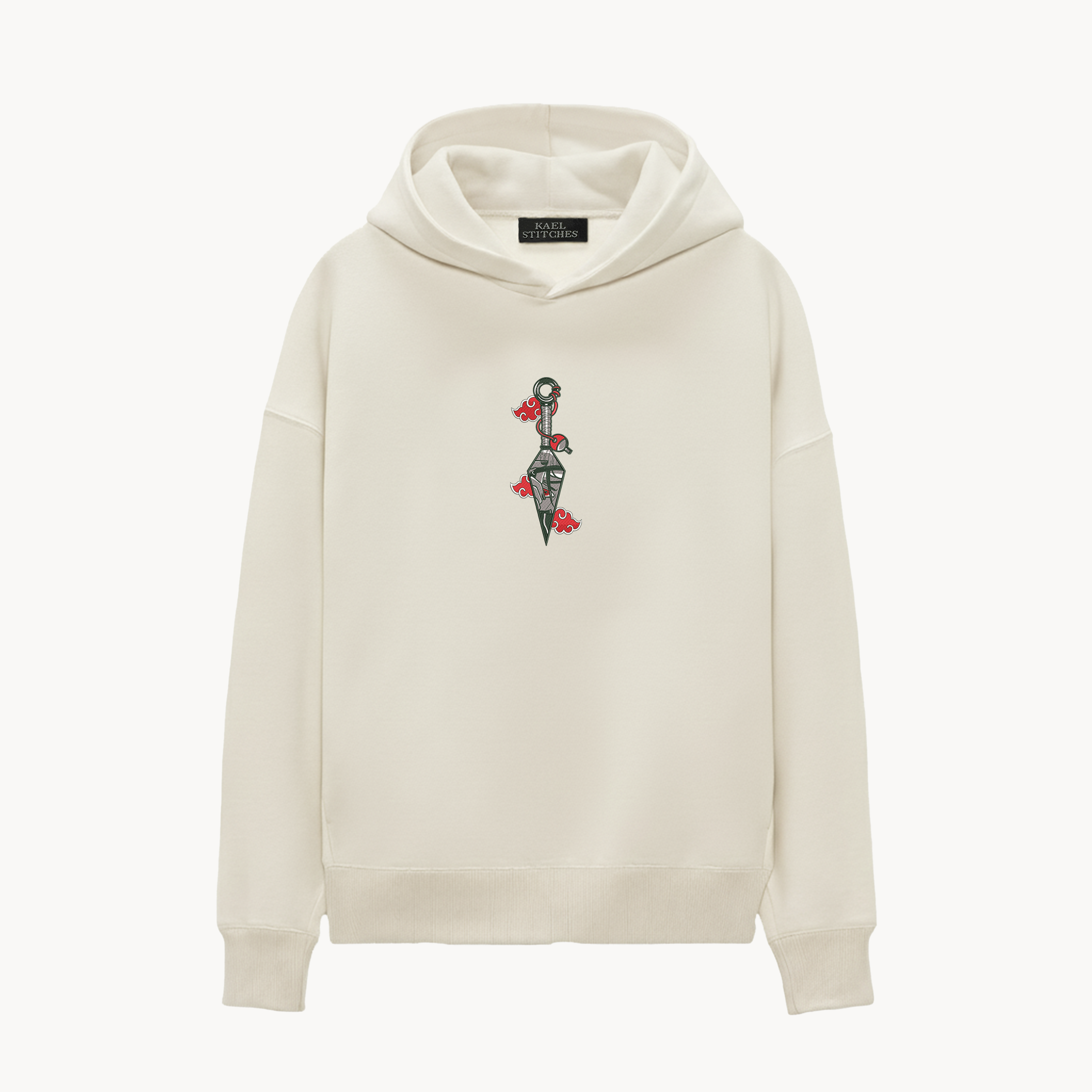 KAEL - OVERSİZE SWEATSHİRT - Uchiha Itachi Yeniden Yapılandırılmış Nakış