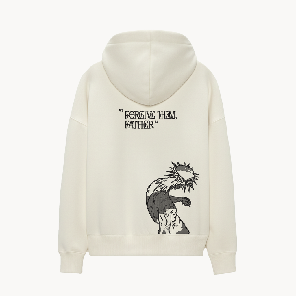 KAEL - OVERSİZE SWEATSHİRT - Holy Savior Yeniden Yapılandırılmış Nakış