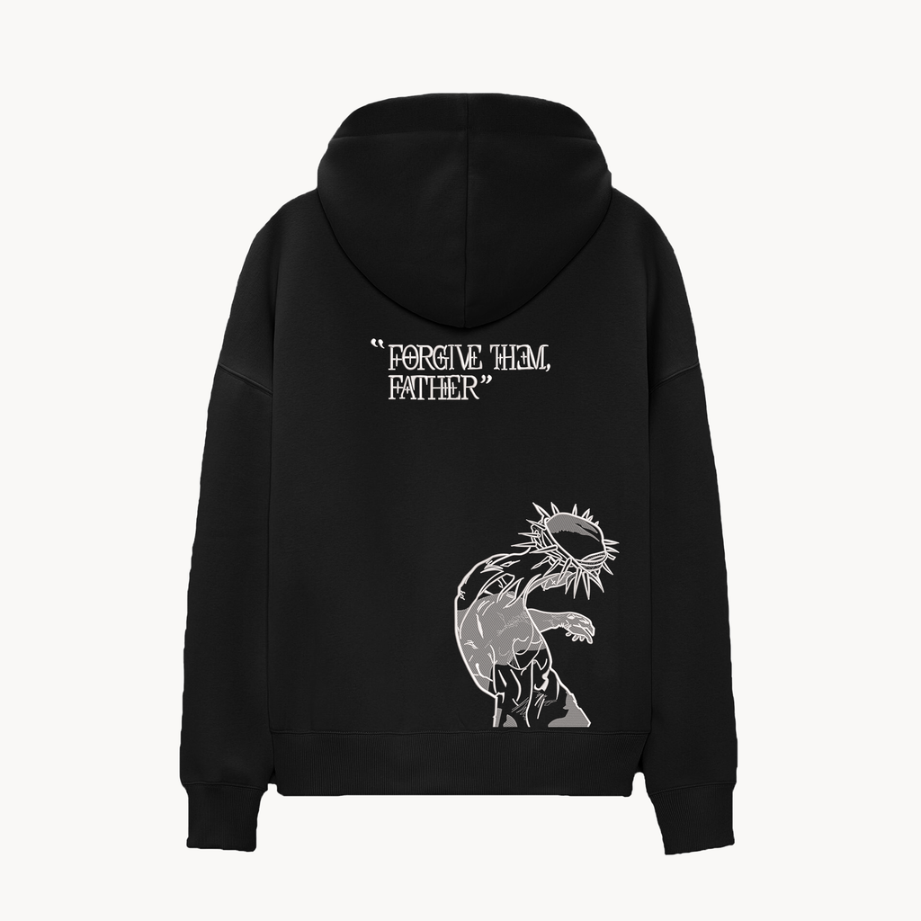 KAEL - OVERSİZE SWEATSHİRT - Holy Savior Yeniden Yapılandırılmış Nakış