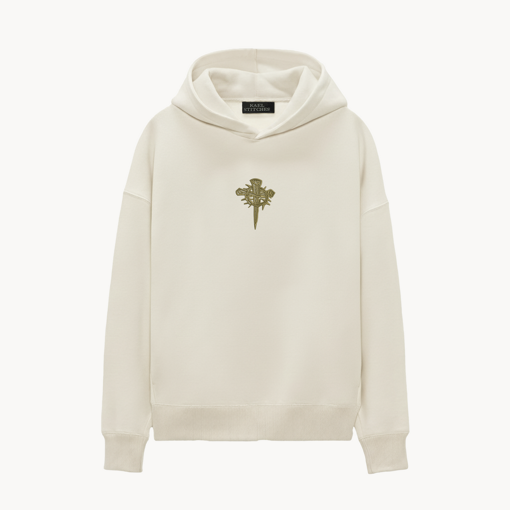 KAEL - OVERSİZE SWEATSHİRT - Holy Savior 2 Yeniden Yapılandırılmış Nakış