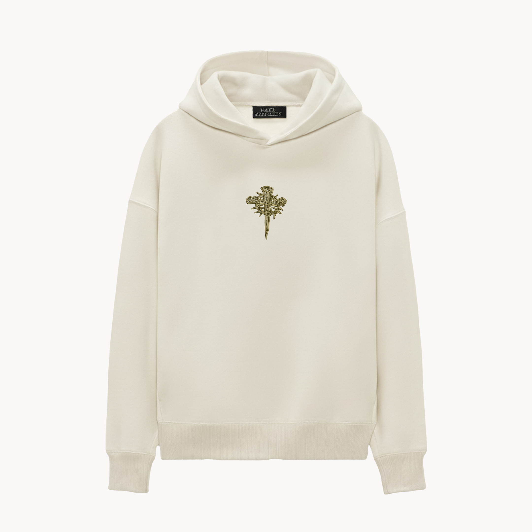 KAEL - OVERSİZE SWEATSHİRT - Holy Savior 2 Yeniden Yapılandırılmış Nakış