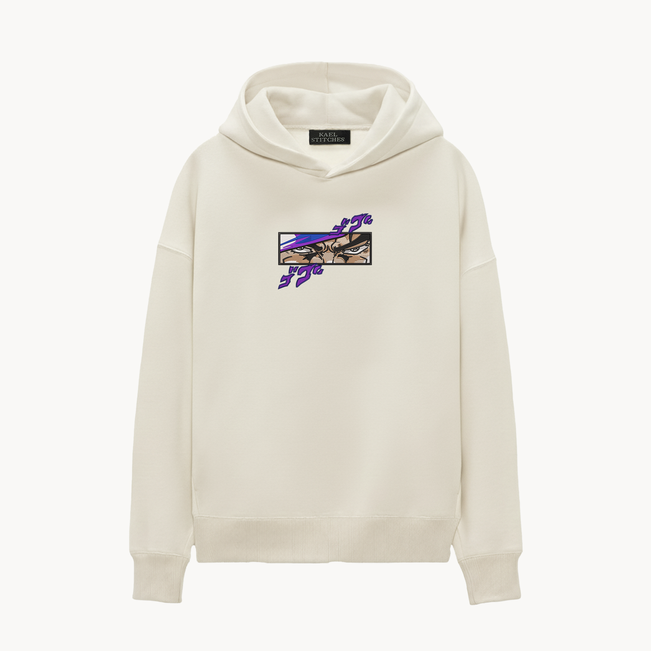 KAEL - OVERSIZE SWEATSHIRT - JOTARO KUJO Yeniden Yapılandırılmış Nakış