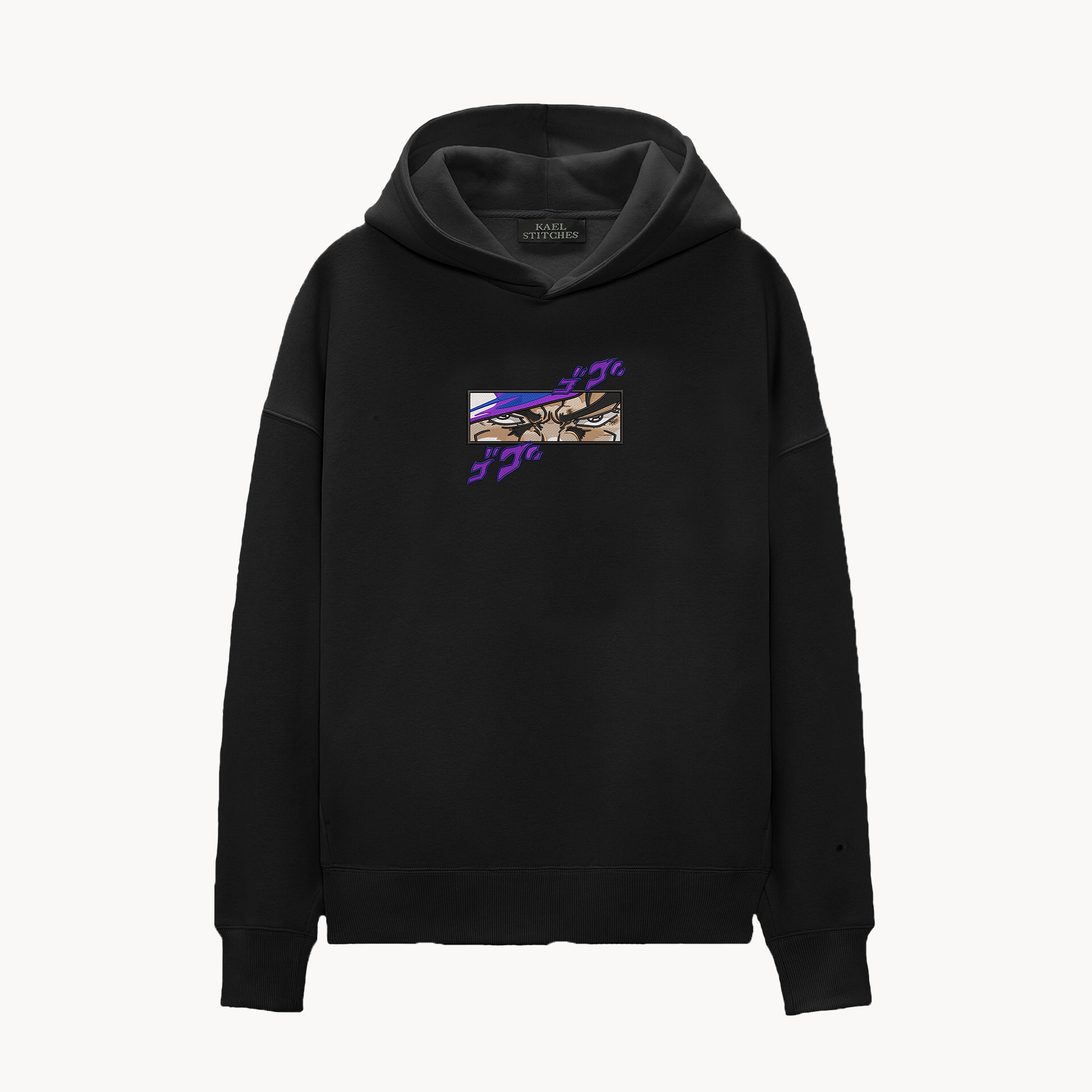 KAEL - OVERSIZE SWEATSHIRT - JOTARO KUJO Yeniden Yapılandırılmış Nakış