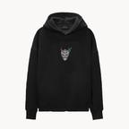 KAEL - OVERSIZE SWEATSHIRT - KAİJU FACE Yeniden Yapılandırılmış Nakış