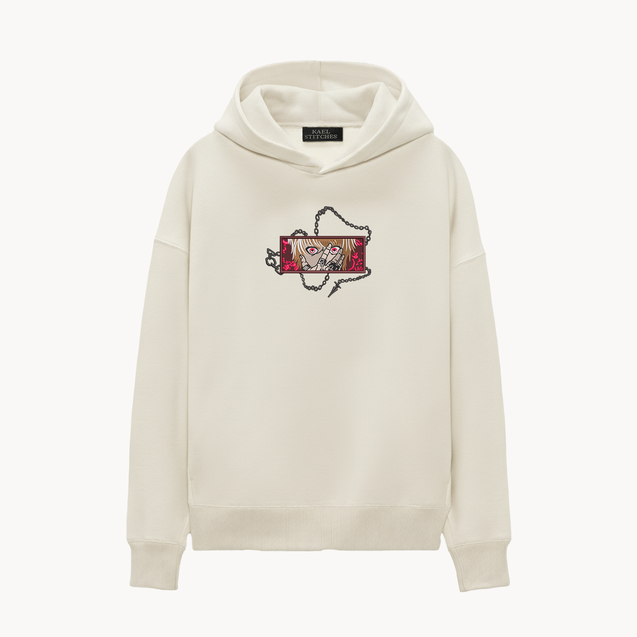 KAEL - OVERSİZE SWEATSHİRT - Kurapika Yeniden Yapılandırılmış Nakış