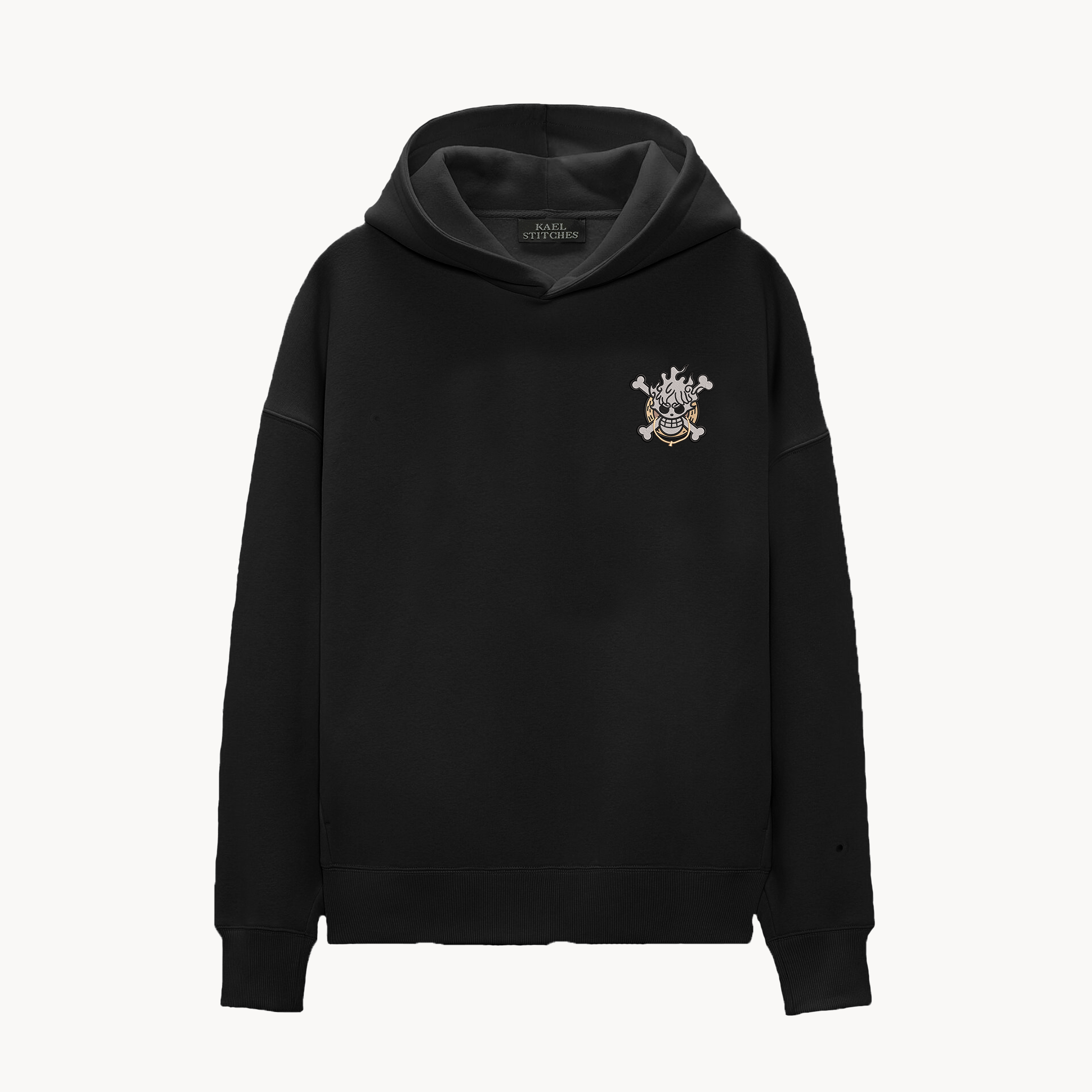 KAEL - OVERSİZE SWEATSHİRT - Monkey D. Luffy Big Punch Yeniden Yapılandırılmış Nakış