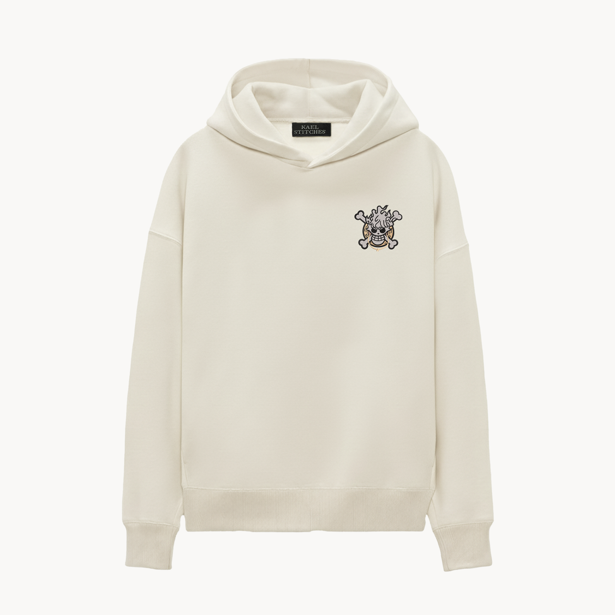 KAEL - OVERSİZE SWEATSHİRT - Monkey D. Luffy Big Punch Yeniden Yapılandırılmış Nakış