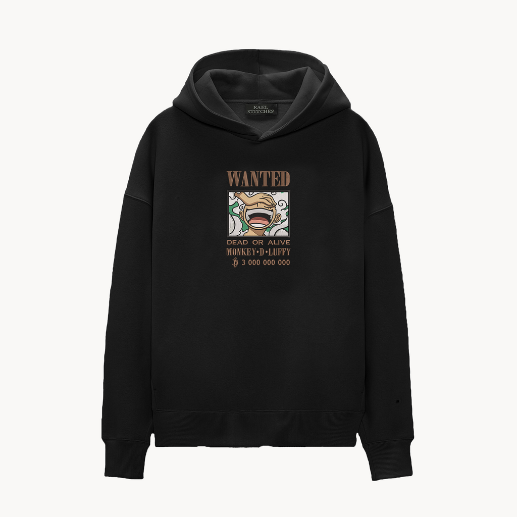 KAEL - OVERSİZE SWEATSHİRT - Monkey D. Luffy Bounty Yeniden Yapılandırılmış Nakış