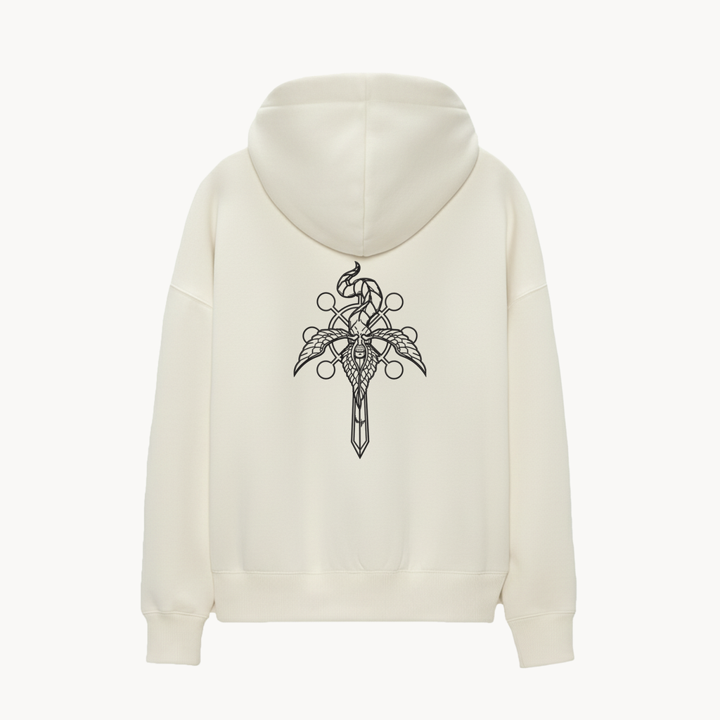 KAEL - OVERSIZE SWEATSHIRT - MAHORAGA Yeniden Yapılandırılmış Nakış