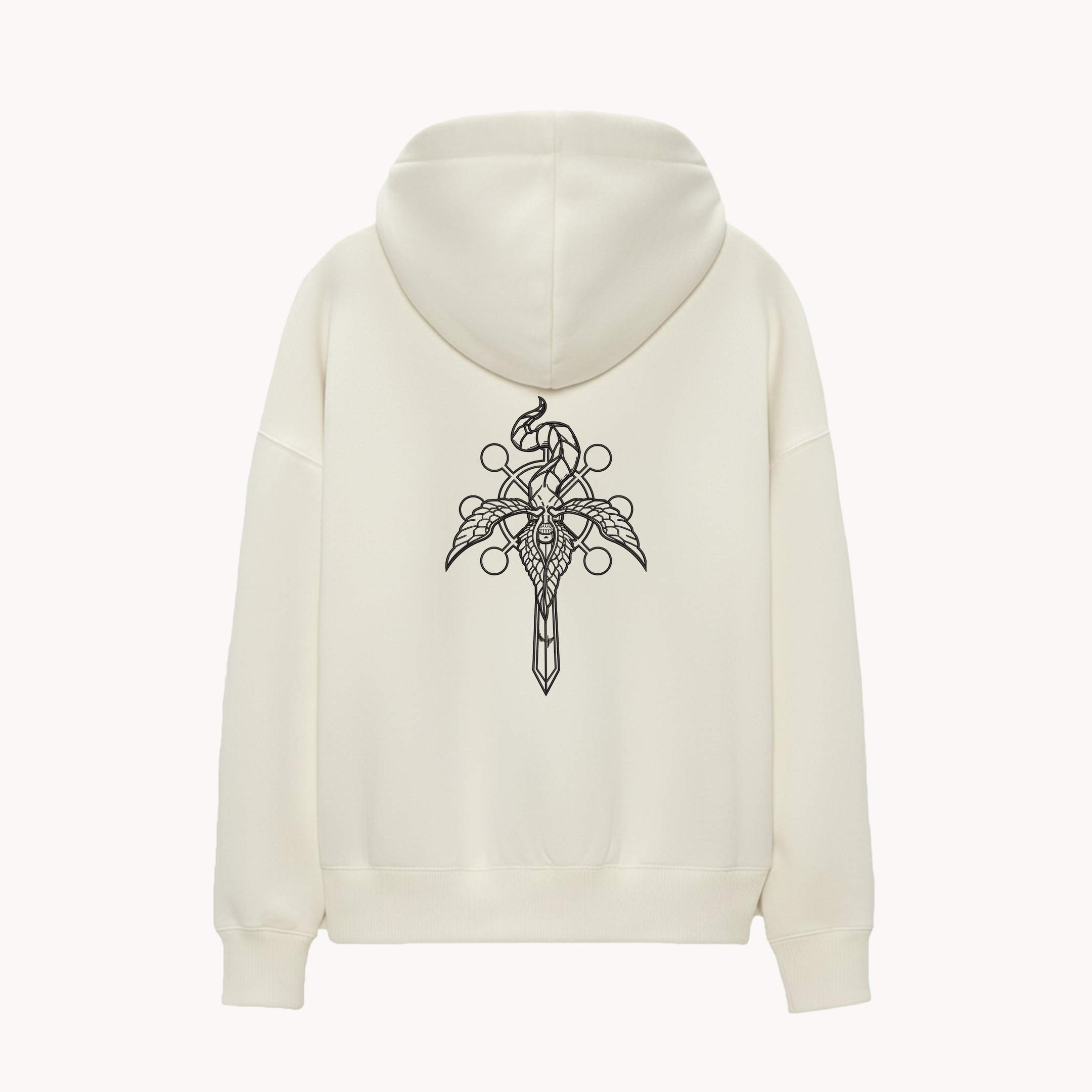 KAEL - OVERSIZE SWEATSHIRT - MAHORAGA Yeniden Yapılandırılmış Nakış