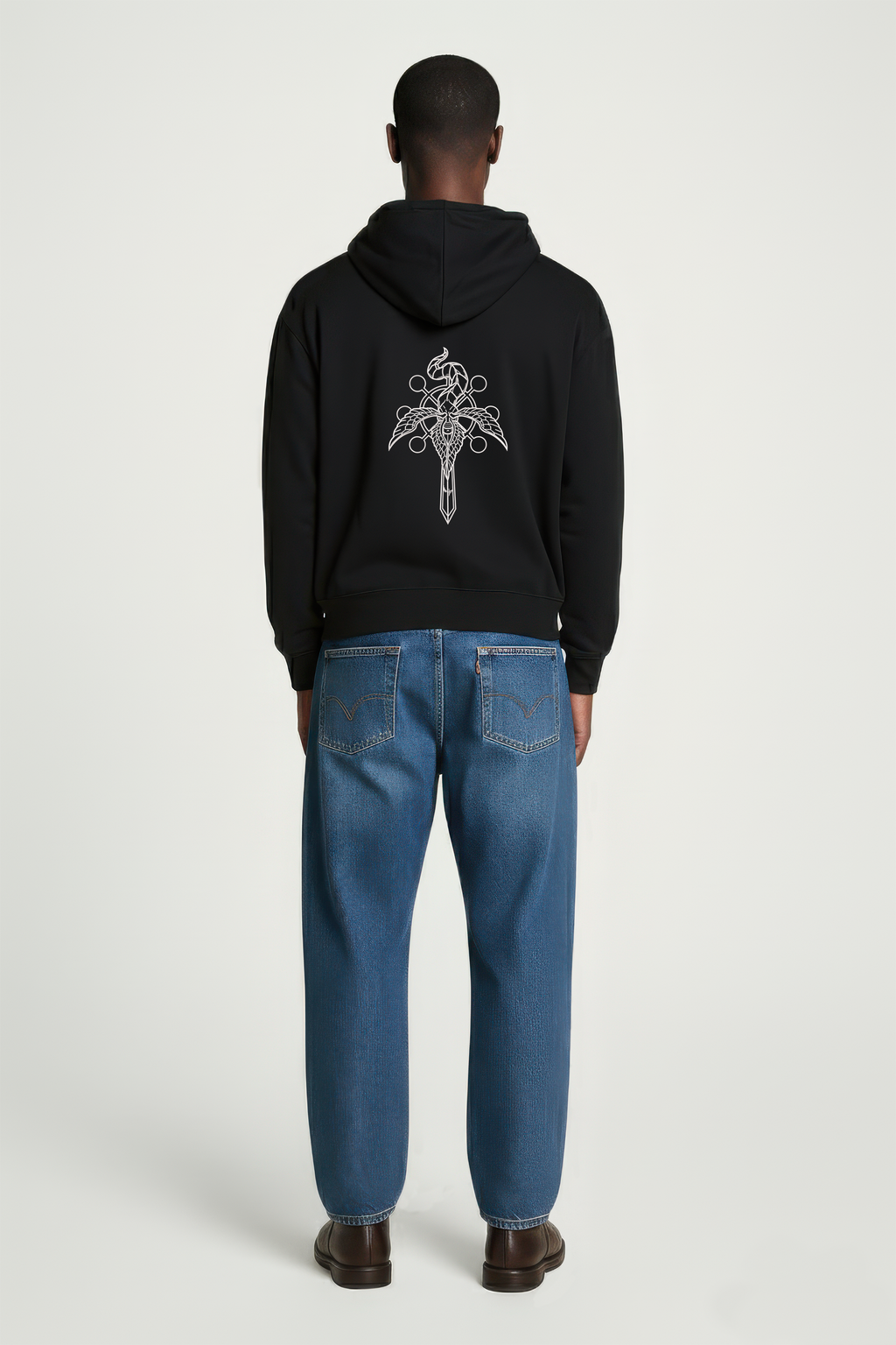 KAEL - OVERSIZE SWEATSHIRT - MAHORAGA Yeniden Yapılandırılmış Nakış