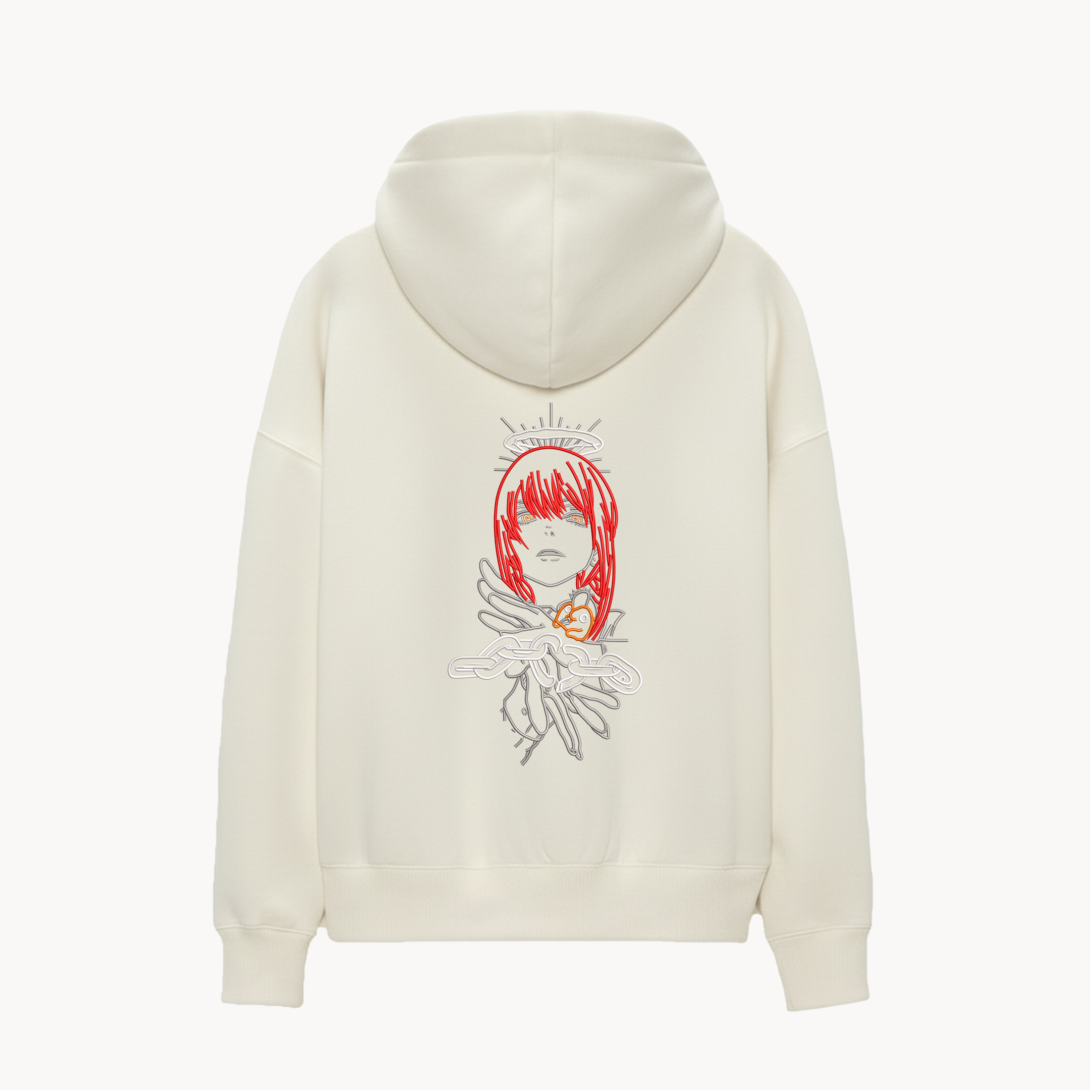 KAEL - OVERSİZE SWEATSHİRT - MAKİMA Yeniden Yapılandırılmış Nakış