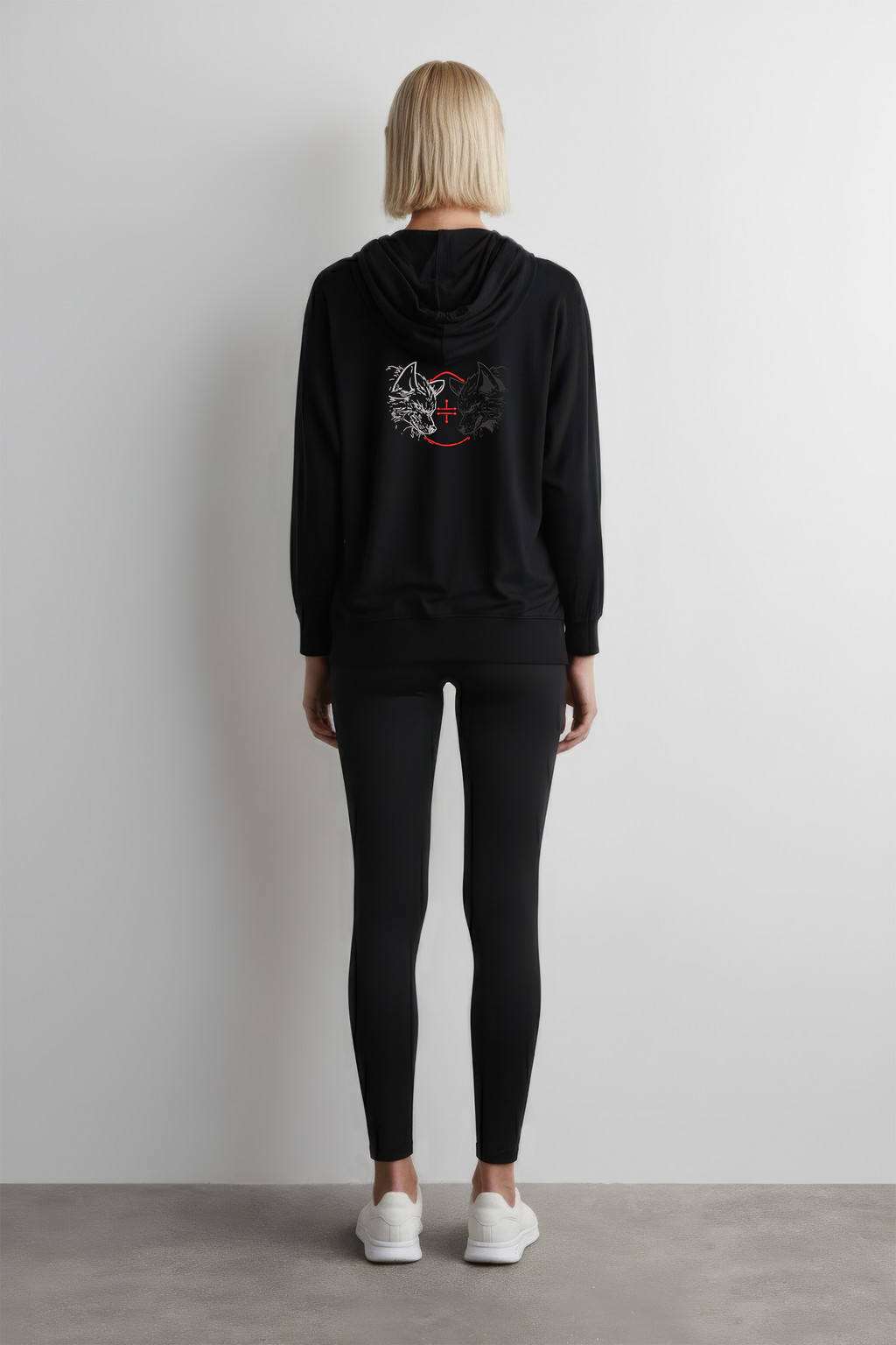 KAEL - OVERSİZE SWEATSHİRT - Megumi Divine Dogs Yeniden Yapılandırılmış Nakış