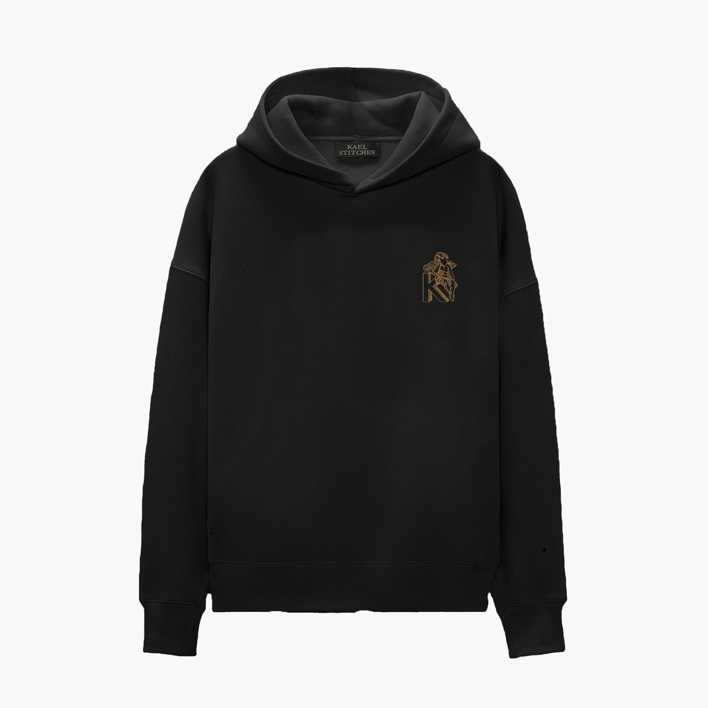 KAEL - OVERSİZE SWEATSHİRT - ANGELS Yeniden Yapılandırılmış Nakış