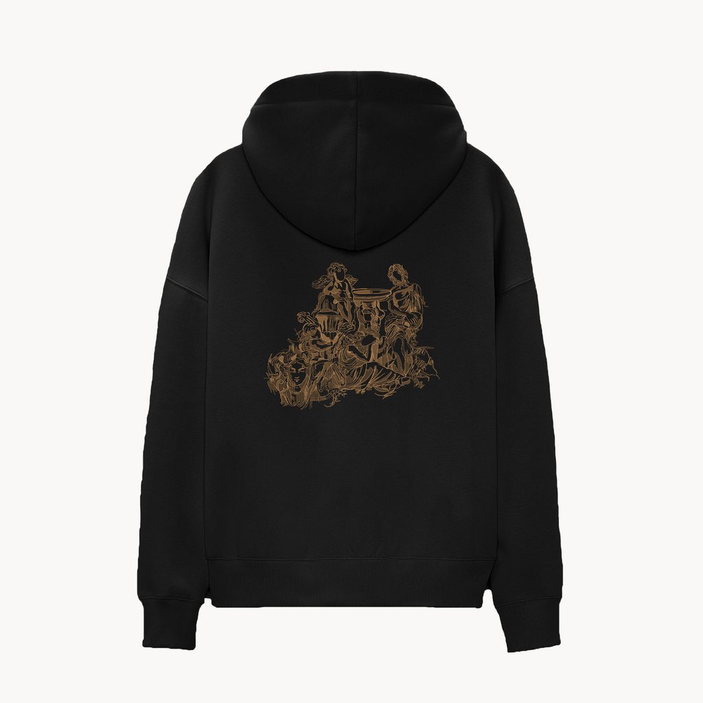 KAEL - OVERSİZE SWEATSHİRT - ANGELS Yeniden Yapılandırılmış Nakış