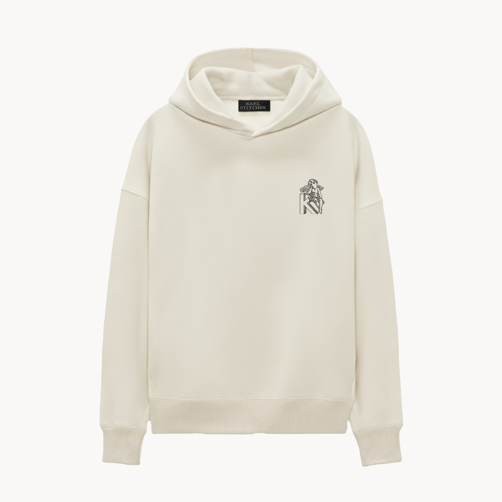 KAEL - OVERSİZE SWEATSHİRT - ANGELS Yeniden Yapılandırılmış Nakış