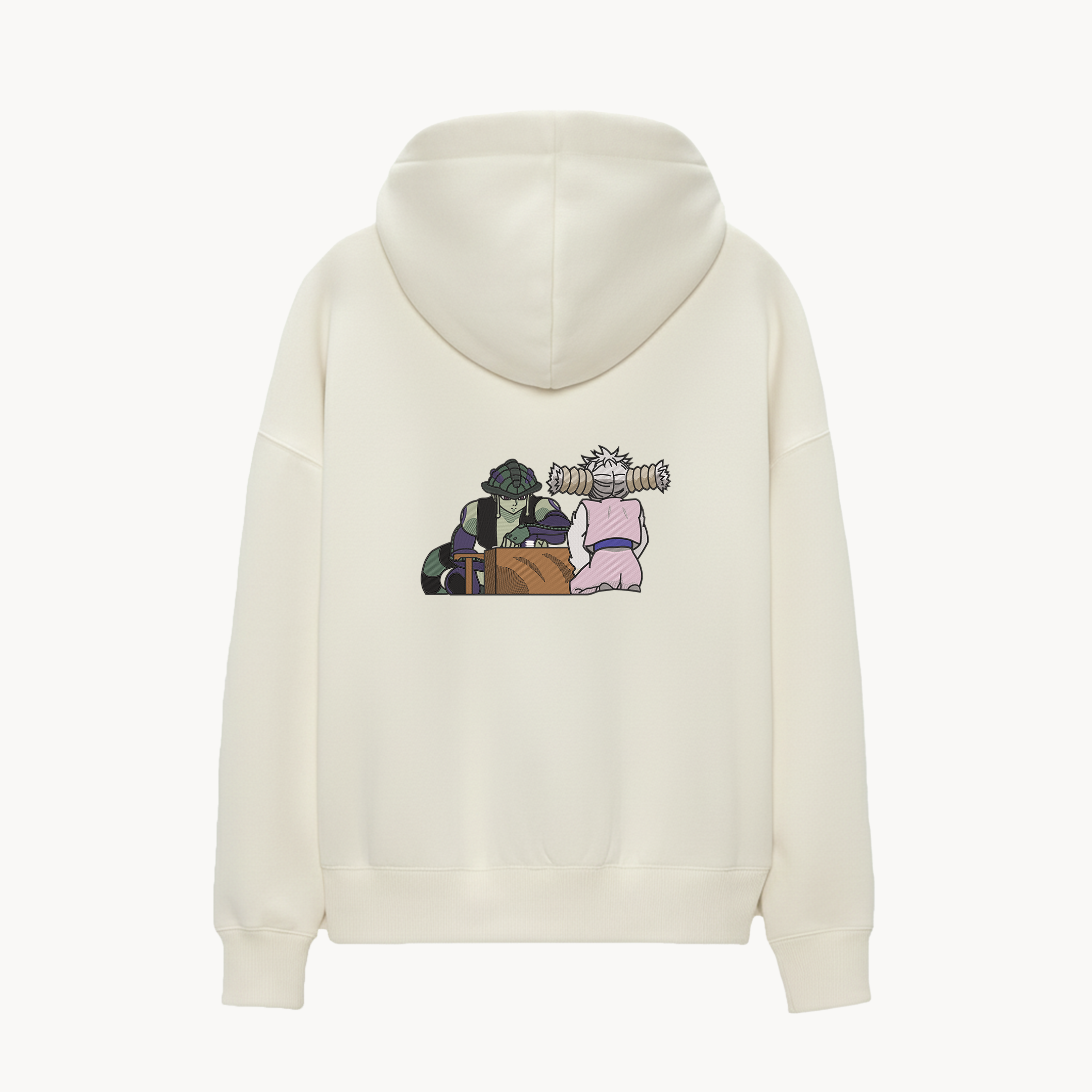 KAEL - OVERSİZE SWEATSHİRT - Komugi Meruem Gungi Battle Yeniden Yapılandırılmış Nakış