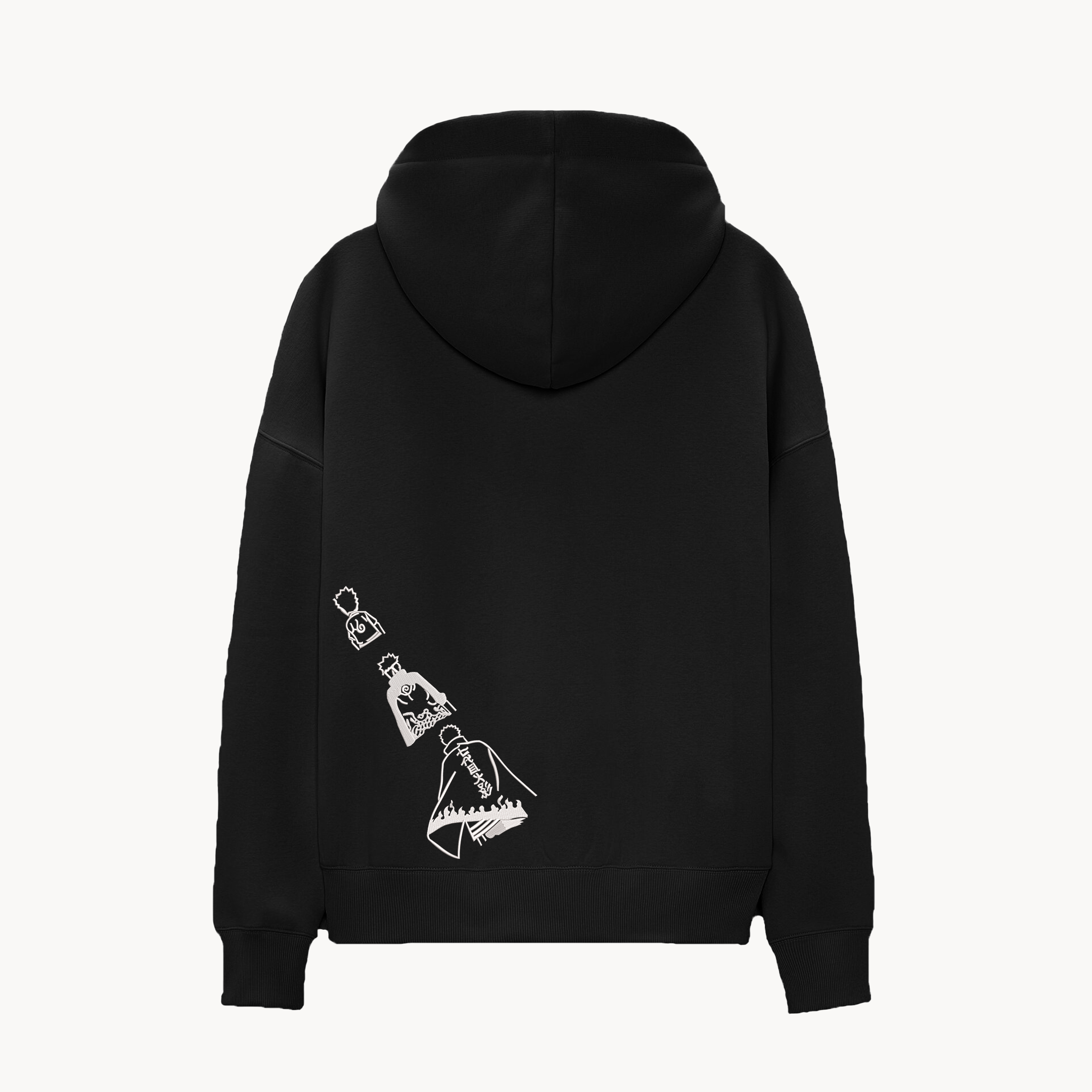 KAEL - OVERSİZE SWEATSHİRT - Uzumaki Naruto Yeniden Yapılandırılmış Nakış