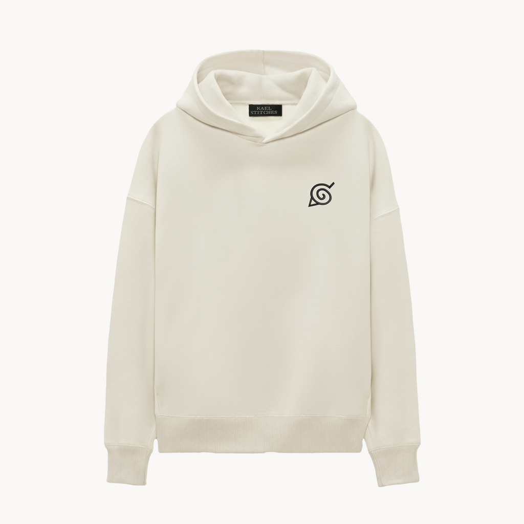 KAEL - OVERSİZE SWEATSHİRT - Uzumaki Naruto Yeniden Yapılandırılmış Nakış