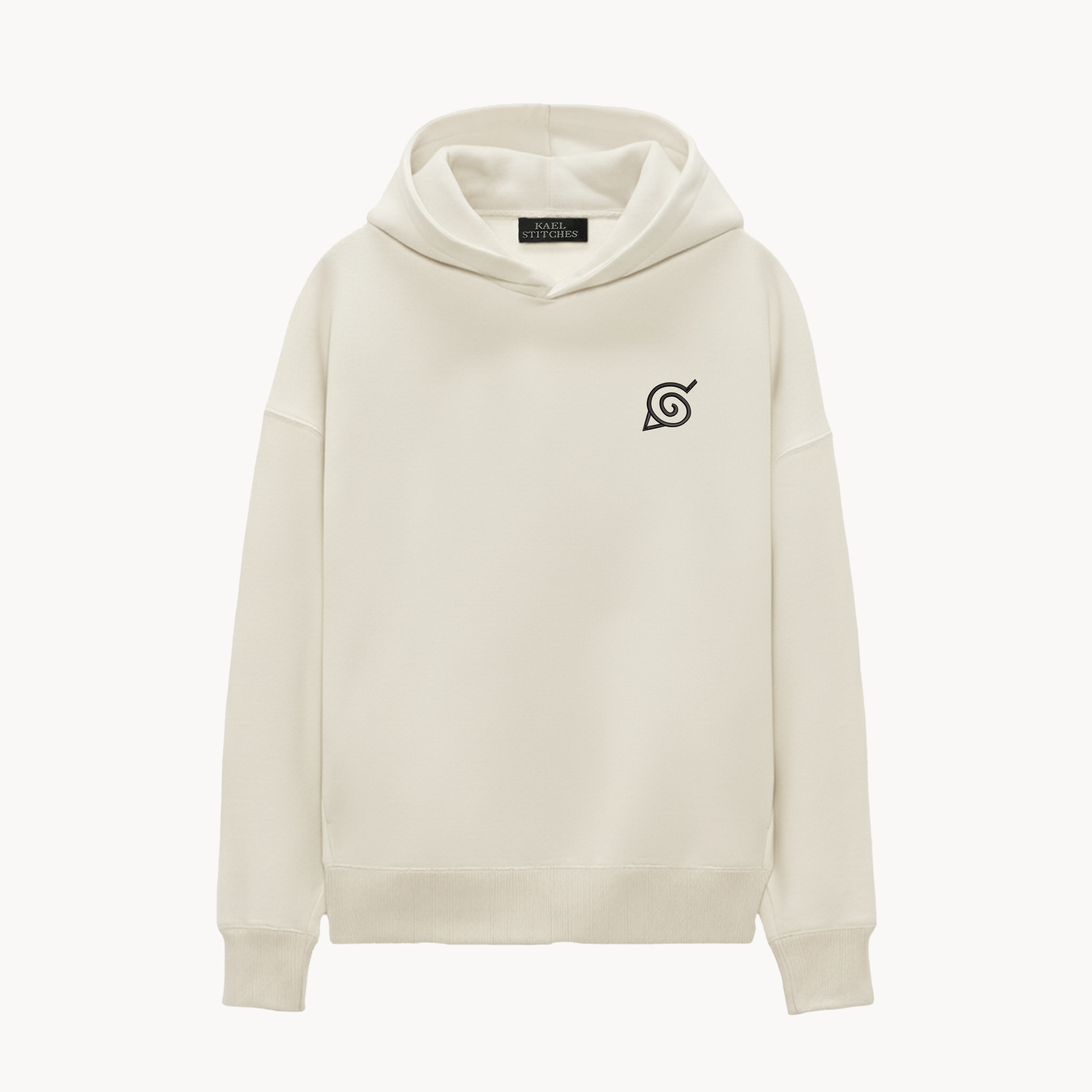 KAEL - OVERSİZE SWEATSHİRT - Uzumaki Naruto Yeniden Yapılandırılmış Nakış