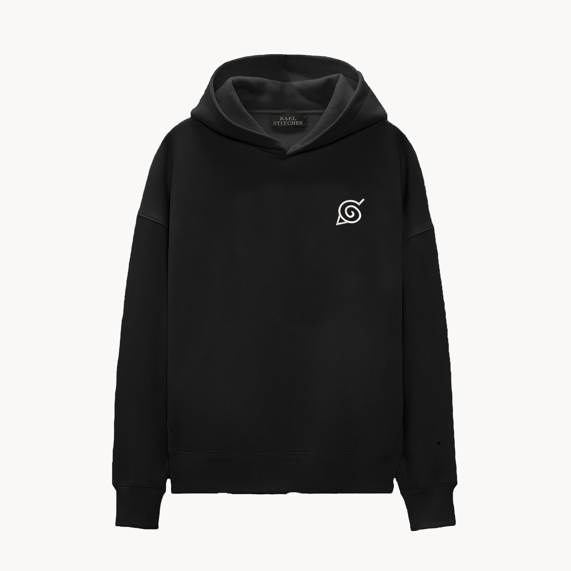 KAEL - OVERSİZE SWEATSHİRT - Uzumaki Naruto Yeniden Yapılandırılmış Nakış