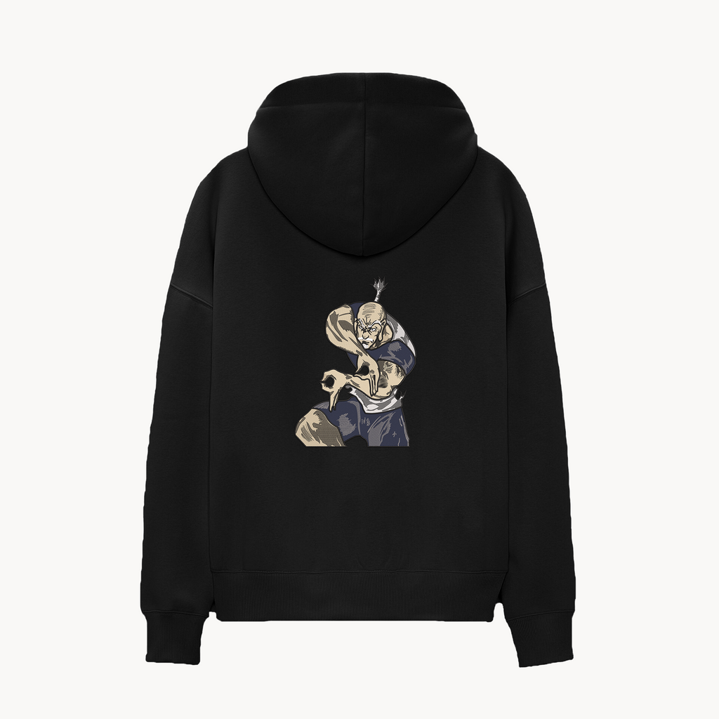 KAEL - OVERSİZE SWEATSHİRT - Isaac Netero Battle Yeniden Yapılandırılmış Nakış