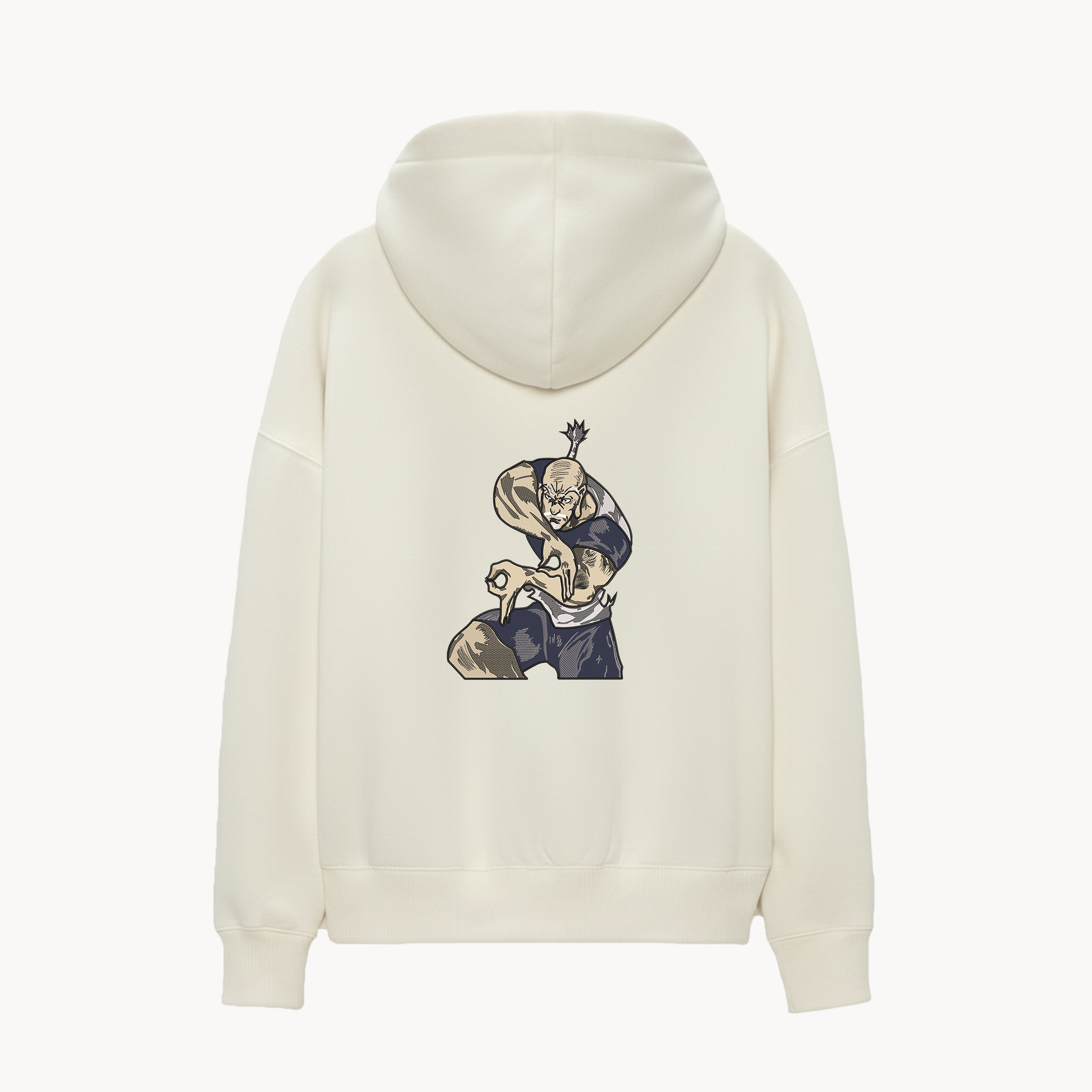 KAEL - OVERSİZE SWEATSHİRT - Isaac Netero Battle Yeniden Yapılandırılmış Nakış