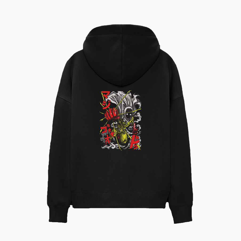 KAEL - OVERSİZE SWEATSHİRT - Aizen Sosuke Yeniden Yapılandırılmış Nakış