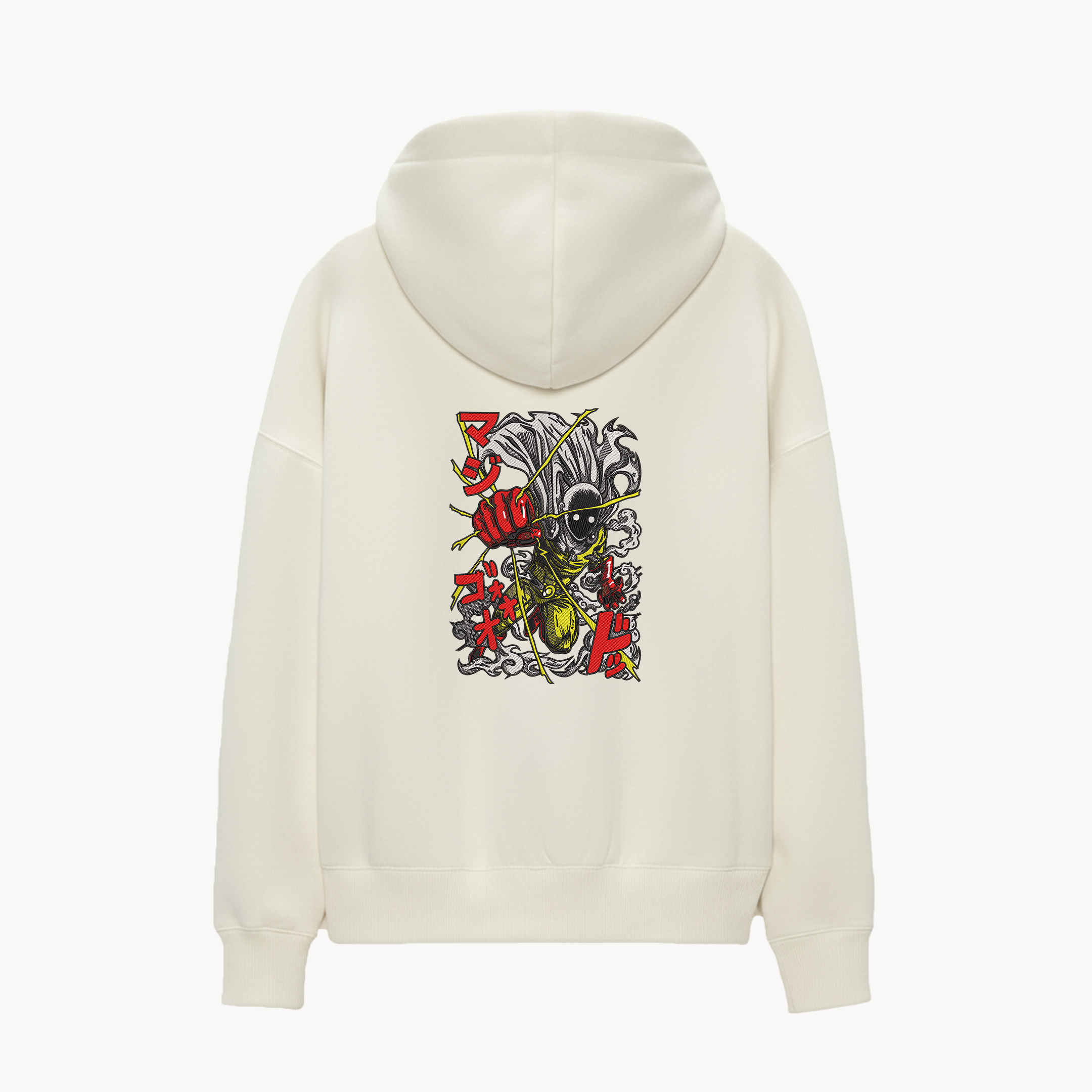 KAEL - OVERSİZE SWEATSHİRT - Aizen Sosuke Yeniden Yapılandırılmış Nakış