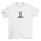 KAEL - Funny Valentine Oversize Tshirt Yeniden Yapılandırılmış Nakış