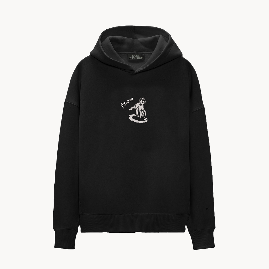 KAEL - OVERSİZE SWEATSHİRT - Trafalgar D. Law Room Yeniden Yapılandırılmış Nakış