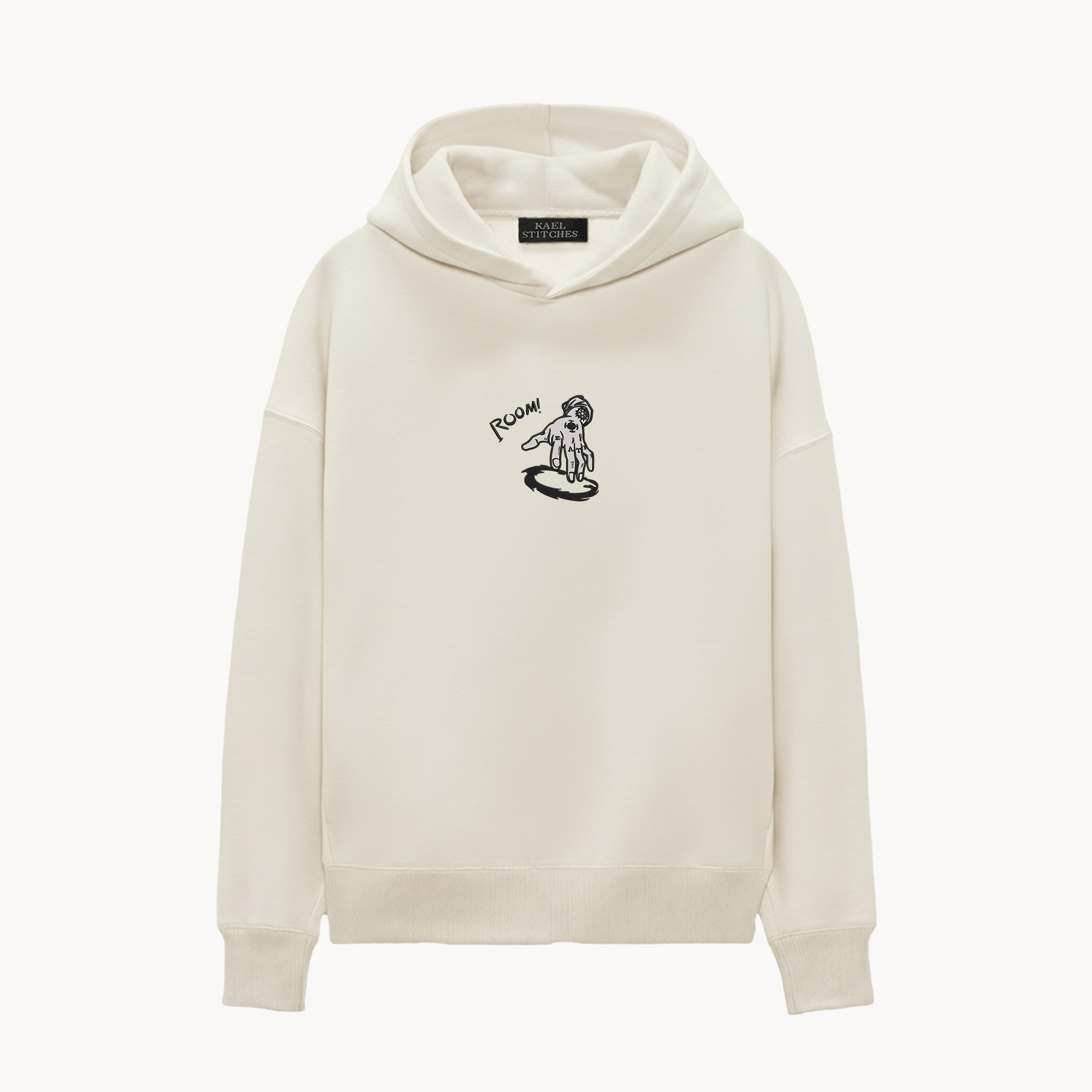 KAEL - OVERSİZE SWEATSHİRT - Trafalgar D. Law Room Yeniden Yapılandırılmış Nakış