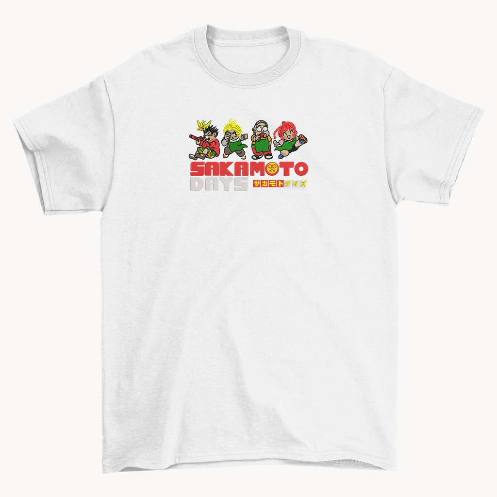 KAEL - Sakamato Days Oversize Tshirt Yeniden Yapılandırılmış Nakış