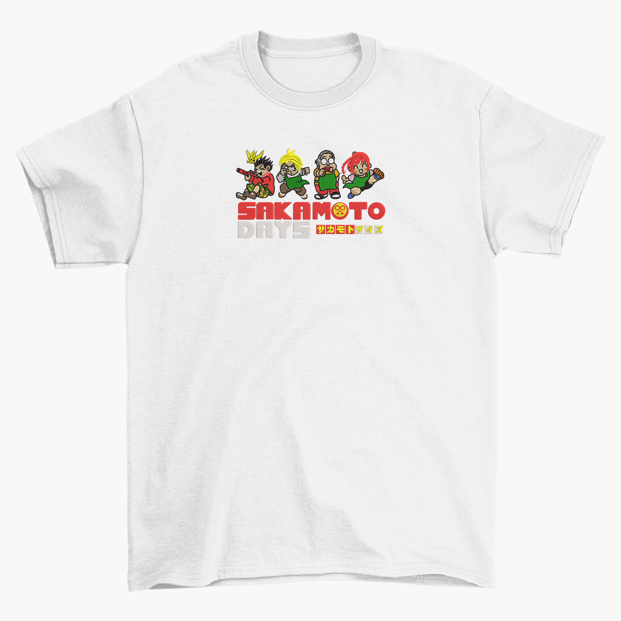 KAEL - Sakamato Days Oversize Tshirt Yeniden Yapılandırılmış Nakış