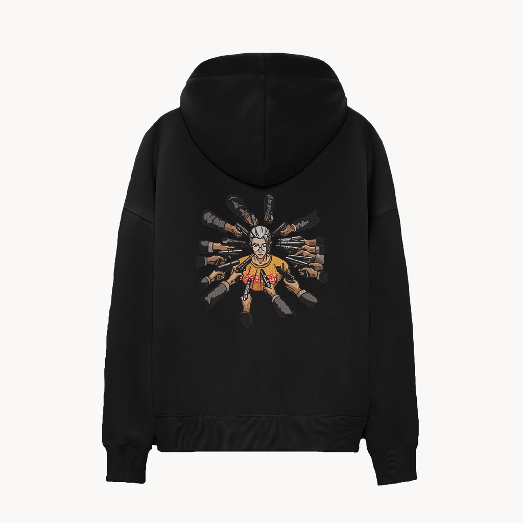 KAEL - OVERSIZE SWEATSHIRT - Taro Sakamoto Yeniden Yapılandırılmış Nakış